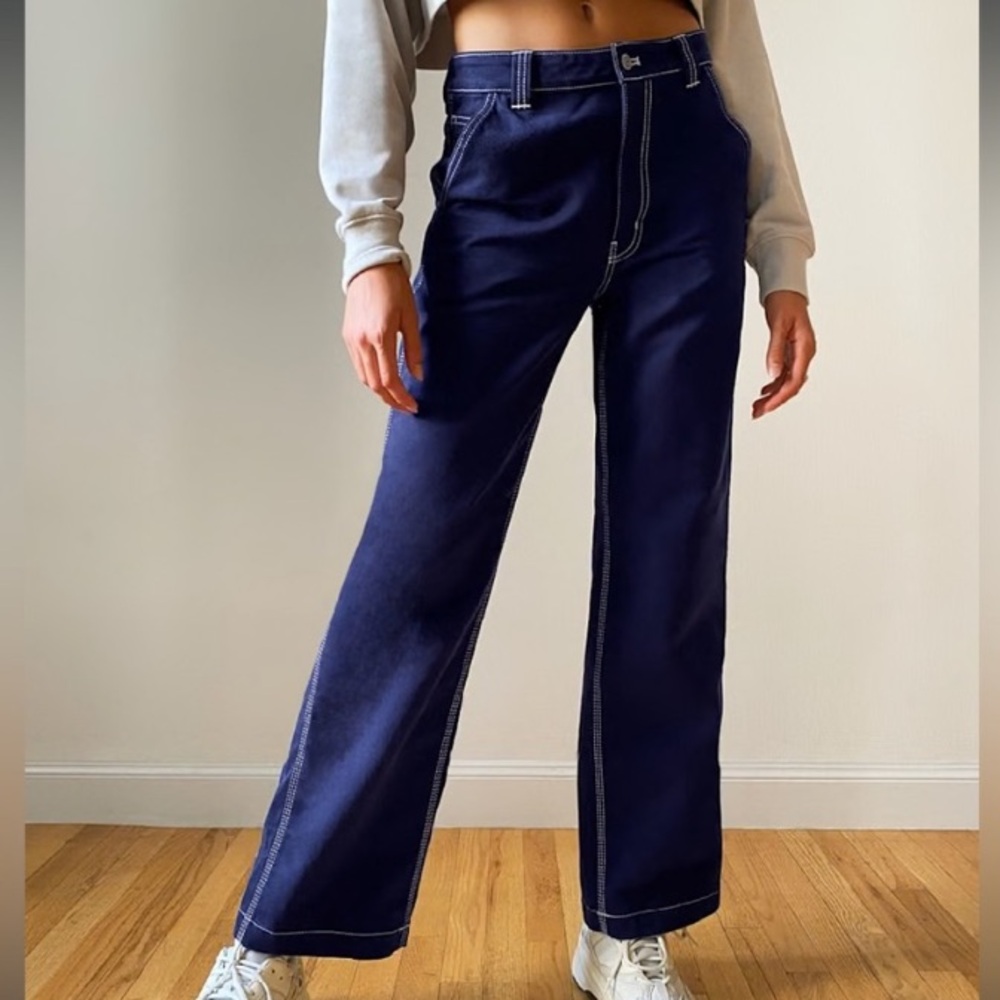 TNA Greenwich Carpenter Cargo Pants in Blue